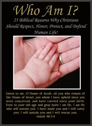Who Am I? by Joel Patchen (a comprehensive pro-life bible study)