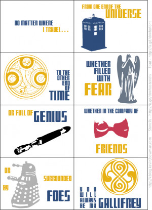 Our favorite show is Doctor Who. So I made a pop-up book using clipart ...