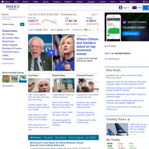 Yahoo! Finance - Business Finance, Stock Market, Quotes, News
