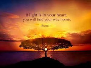 light in your heart Rumi Picture Quote