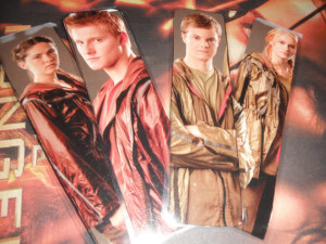 THE CAREERS Clove,Cato,Marvel and Glimmer bookmark set