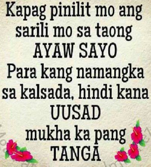 Mga Patama Quotes Tagalog Tanga Quotes