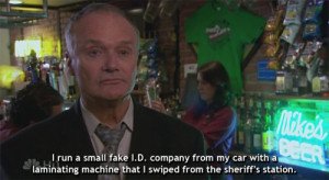 The Office Quotes Creed Balhh as creed bratton