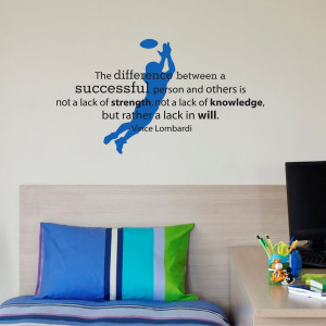 Lombardi Success Two Color Wall Quotes™ Decal