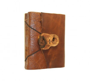 Charles Dickens . David Copperfield quote . handbound leather journal ...