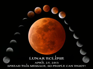 Penumbral Lunar Eclipse on April 25, 2013
