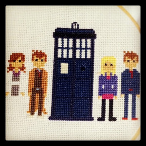 More xstitching WIP! (Taken with instagram)Busy busy with school but I ...