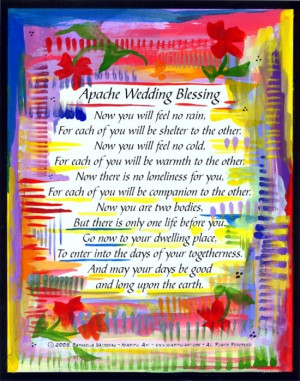 Wedding Apache Blessing