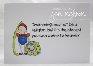 Swimming Quotes HD Wallpaper 7