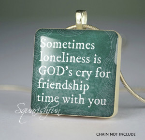 Quote Pendant Quotes Pendants Bible For Loneliness