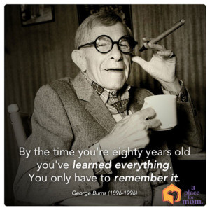 Citizenship Quotes By Famous People George burns quote