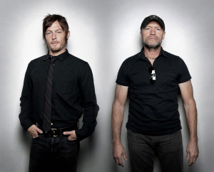 The Walking Dead Norman Reedus and Michael Rooker