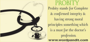 probity