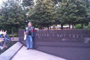 Me at the Korean War Memorial
