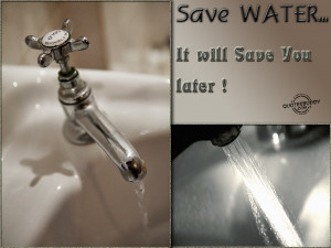 save water it will save you later
