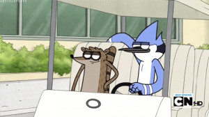 Regular Show Gif Hmm Hmm. hmm. hmm.
