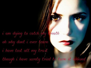 TVD Elena Quote Wallpaper