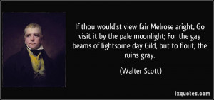 Sir Walter Scott Quotes