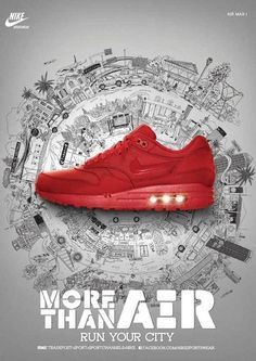 More than Air, this nike advertisement is a very good example on shoe ...