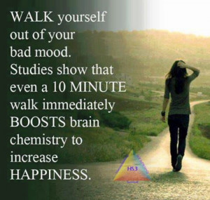 Walk away from your bad mood