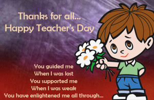 wishing you a HAPPY TEACHER’S DAY