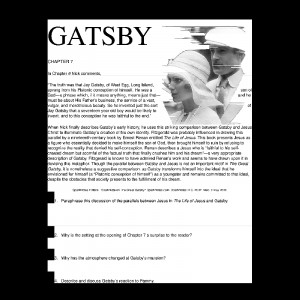 The Great Gatsby Chapter 7 Activity