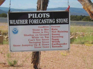 Pilots Weather Forecasting Stone - funnypictures.me