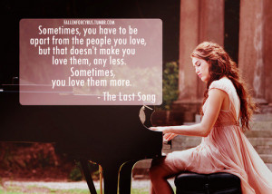 quotes,miley,love,girl,quote,the,last,song ...
