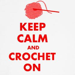 keep calm crochet on maternity t shirt for