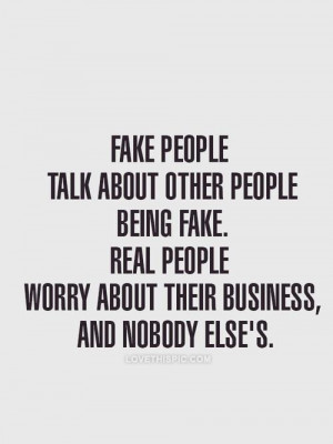 Fake people