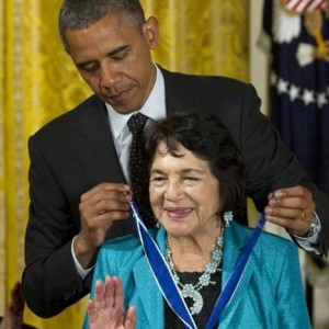 Dolores Huerta, a committed radical, is an honorary chair of DSA and ...