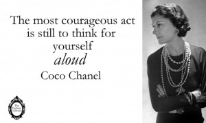 The Fashion Galleries Coco Chanel quotes happy birthday Coco Chanel 12