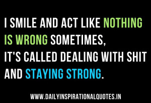 Shit Happens But Life Goes