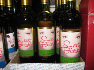 Was Startled See Sweet Bitch Chardonnay And Merlot Featured
