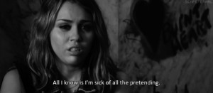 LOL gifs Black and White sad movie tired miley cyrus fake upset ...