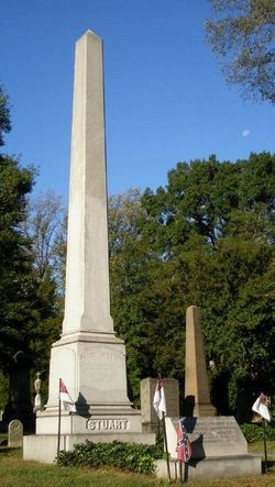 General JEB Stuart's grave, Hollywood Cemetery, Richmond: Famous ...