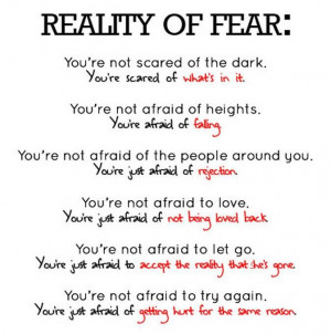 Reality Of Wear You’re Not Scared Of The Dark You’re Scared Of ...