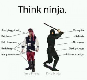 Pirates or Ninjas?