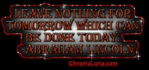 Another quotes image: (ALincoln2) for MySpace from ChromaLuna