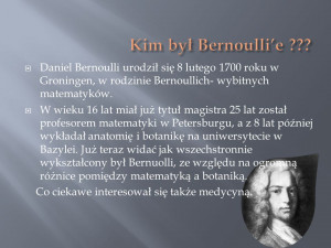Daniel Bernoulli Quotes Daniel Bernoulli Urodzi si 8
