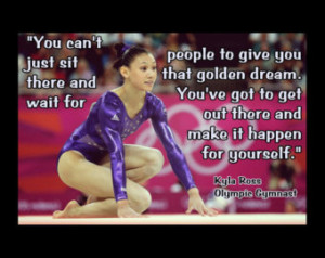 Kyla Ross Olympic Gymnastics Champi on Photo Quote Poster Wall Art ...