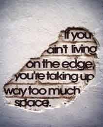 Skateboarding Quotes | Living on the edge