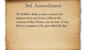 Bill of Rights Amendment 3