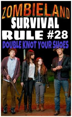 Zombieland Quotes Rule 1 ~ ZOMBIELAND.... WILD MOVIE!!!!! on Pinterest ...