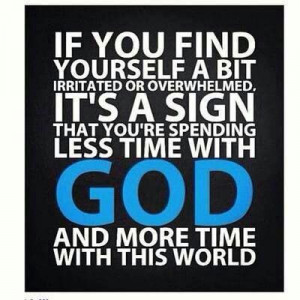 spend more time with God!