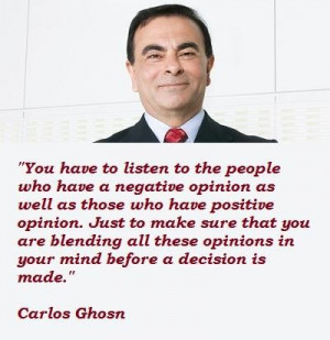 Carlos ghosn famous quotes 2