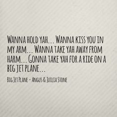 Angus and julia stone. I am obsessed with this song. More