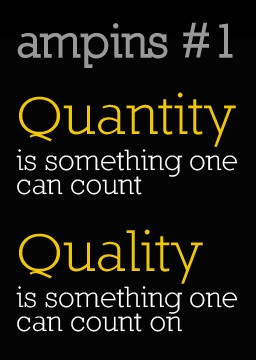 Quality Versus Quantity Quotes. QuotesGram