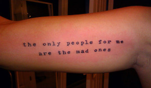 This typewriter lettering tattoo looks cute and the line has been ...