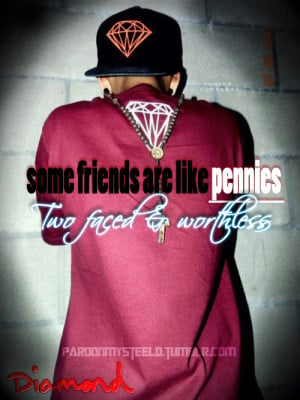 boy, diamond, friends, quotes, swag, swagg, swagg quotes, two-faced ...